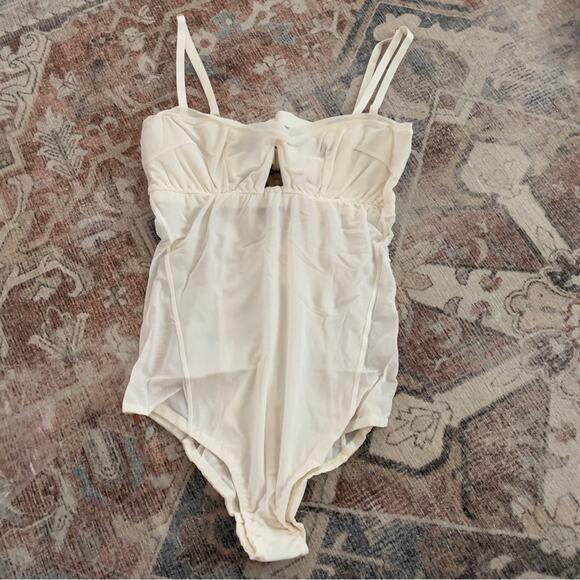 We are HAH x Free People Under the Wire Bodysuit Size Medium New - Picture 3 of 12